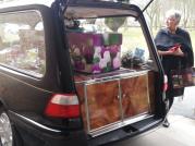 Bereavement cardboard coffin Jo2 - Copy